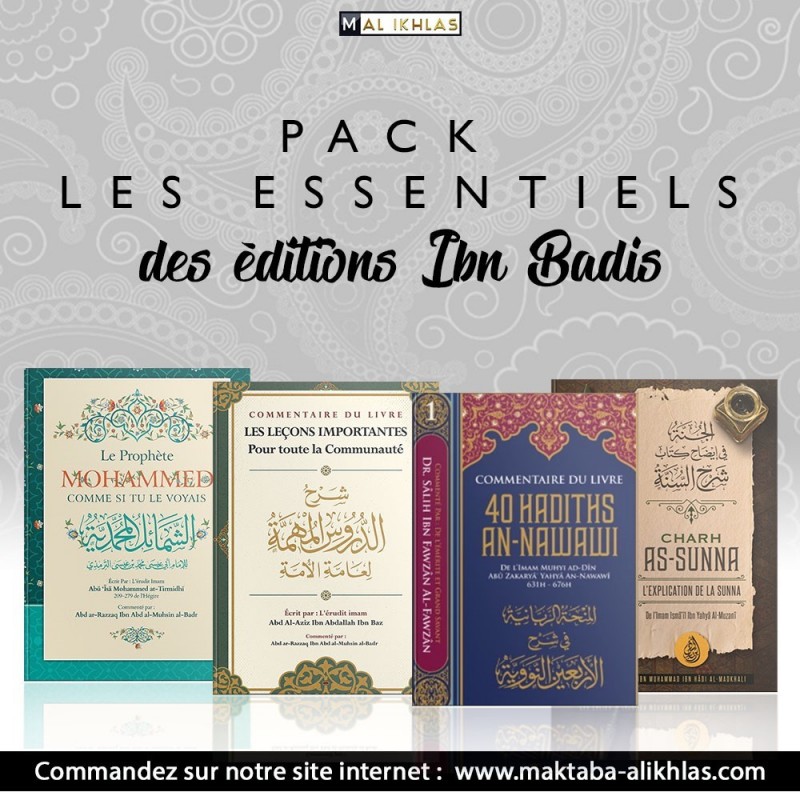 PACK: "LES ESSENTIELS DES EDITIONS IBN BADIS" PACK: "LES ESSENTIELS DES EDITIONS IBN BADIS"