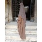 ABAYA SAOUDIENNE - TAUPE NUDE - BINT.A