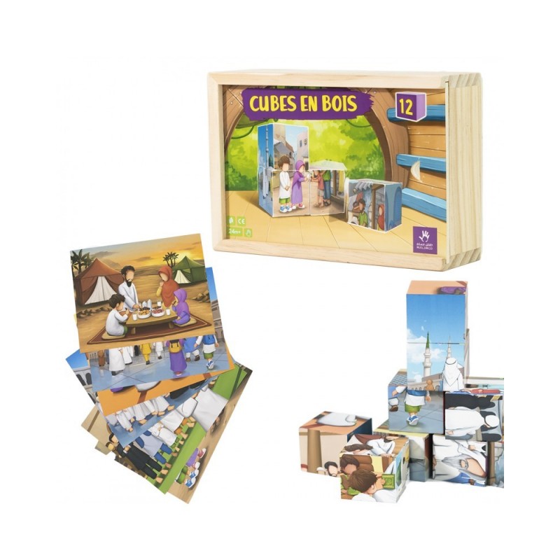 PUZZLE CUBES EN BOIS
