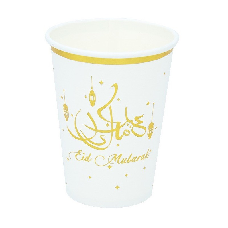 GOBELETS x8 - "EID MOUBARAK"