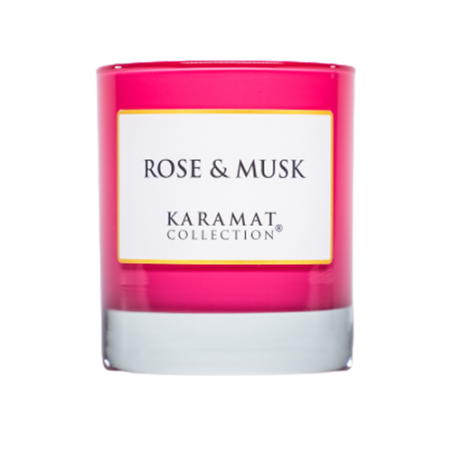 BOUGIE PARFUMÉ - ROSE & MUSK - KARAMAT
