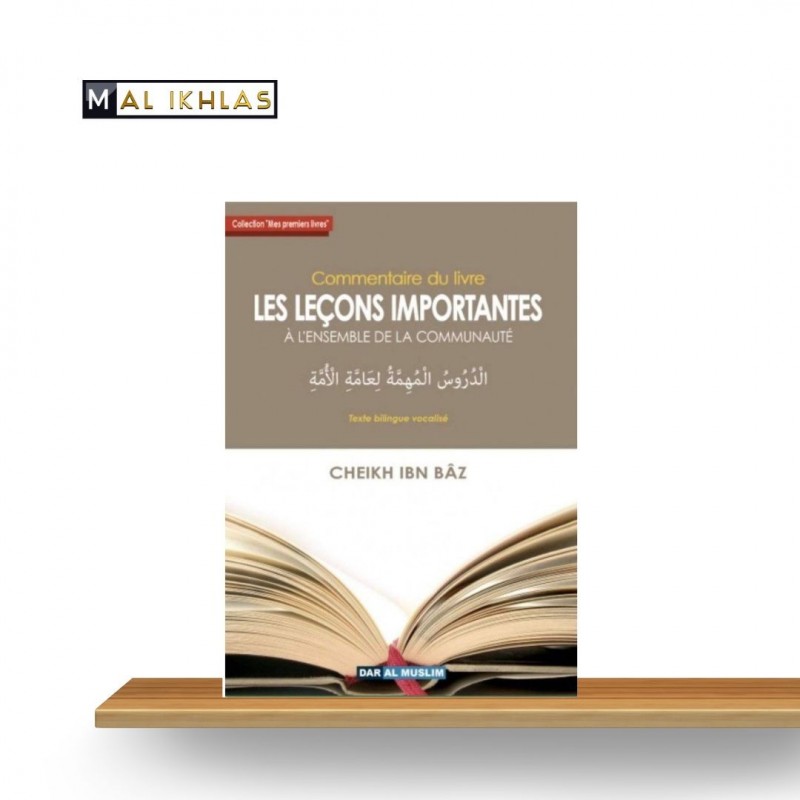 COMMENTAIRE DU LIVRE "LES LEÇONS IMPORTANTES" COMMENTAIRE DU LIVRE "LES LEÇONS IMPORTANTES"
