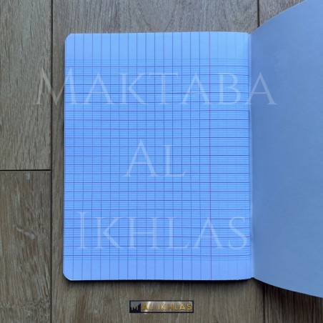 CAHIER PIQUÉ GRAND CARREAU 17X22 - 96 PAGES