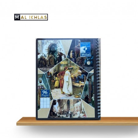 CAHIER A SPIRALE GRAND CARREAU 17X22 - 90 PAGES