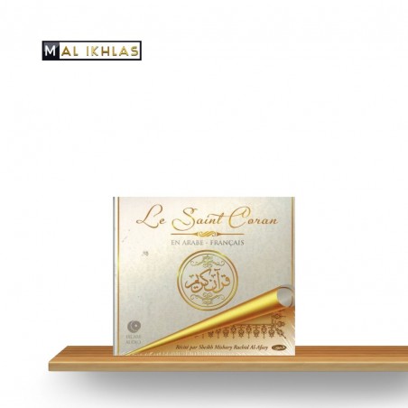 CD MP3: LE CORAN EN ARABE FRANÇAIS RÉCITÉ PAR CHAYKH AL-AFASY