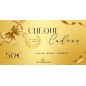 CHÉQUE-CADEAU 50€ CHÉQUE-CADEAU 50€