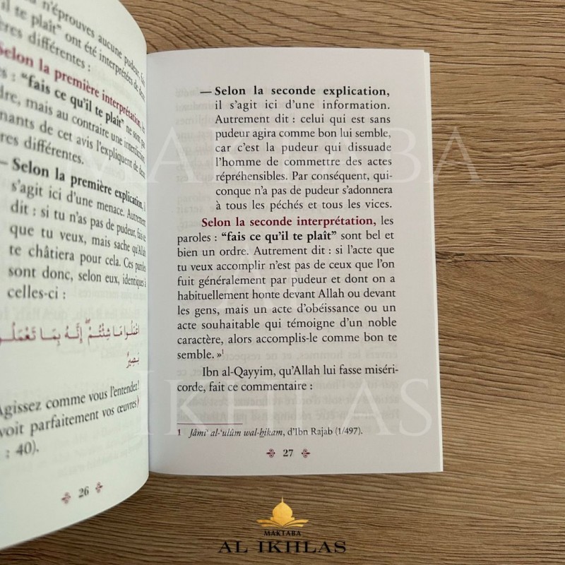 LA PUDEUR N°3 - L'ETHIQUE DU MUSULMAN